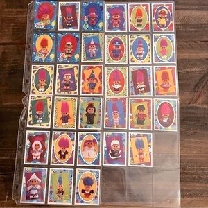 Vintage 1990’s Russ Trolls Collectible Trading Cards.